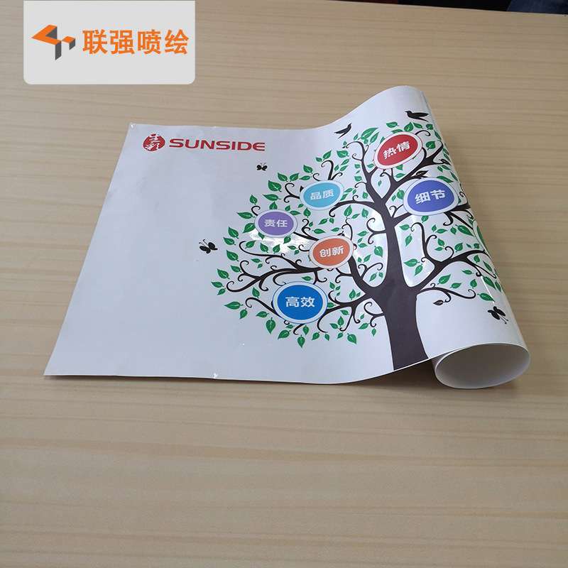 深圳工厂制作防水防晒静电贴 无胶进口涂层材料静电贴