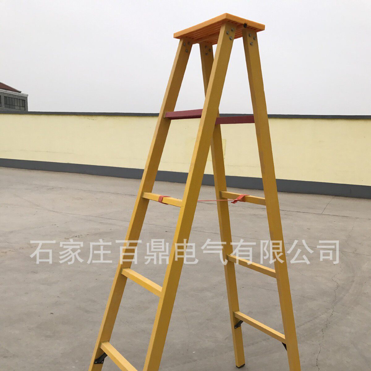 变电站检修用4米人字梯JYT-H绝缘合梯电工用玻璃钢电工梯凳子