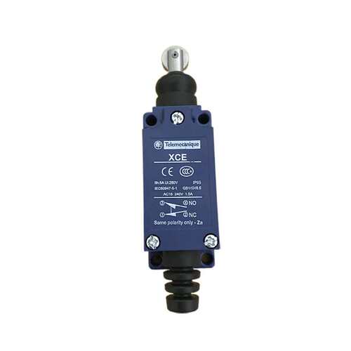 供应耐德 XCE145C 限位行程开关 长度可调热塑滚轮摇杆 1常开1常
