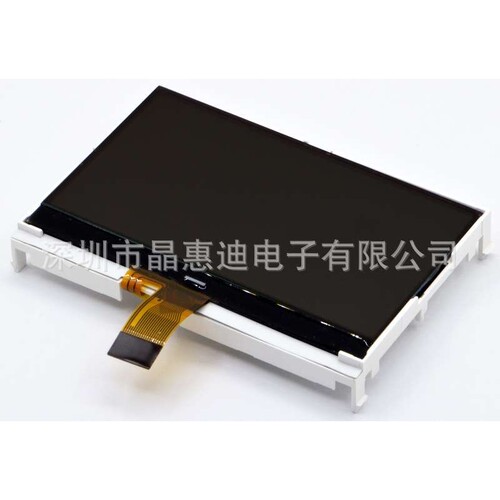 lcd液晶屏生产厂家 13264点阵 SPI串口 FSTN负显 3.5寸黑白显示屏