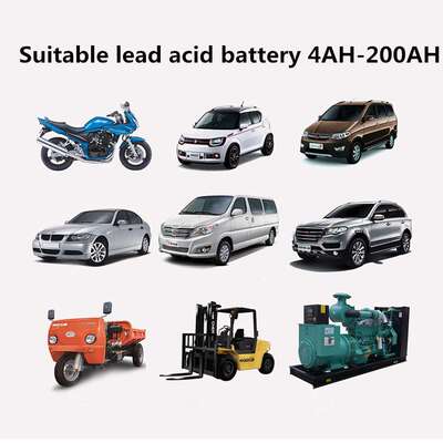 12V/24V 10A 15A smart car battery charger intelligent repair