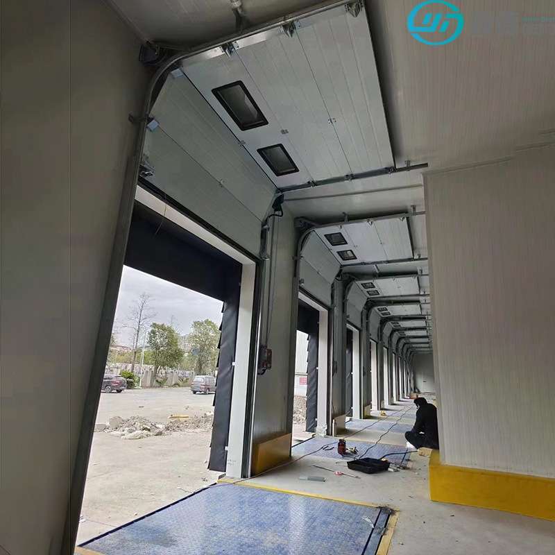 无尘净化车间工业快速提升门物流仓库上滑门电动遥控铝合金滑升门