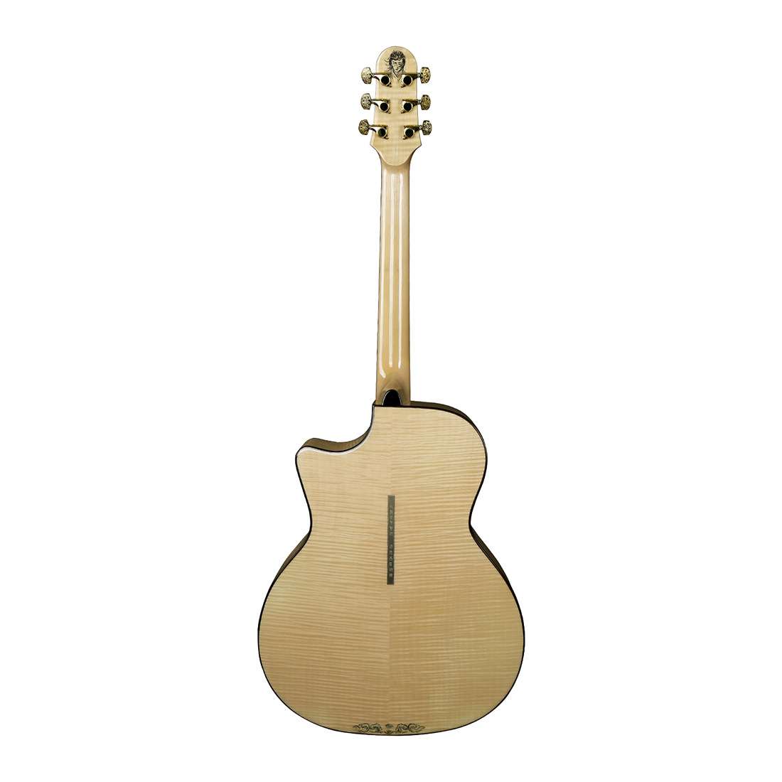 慕西卡一生所爱40寸单板吉他民谣木吉他虎纹枫面单吉他guitar