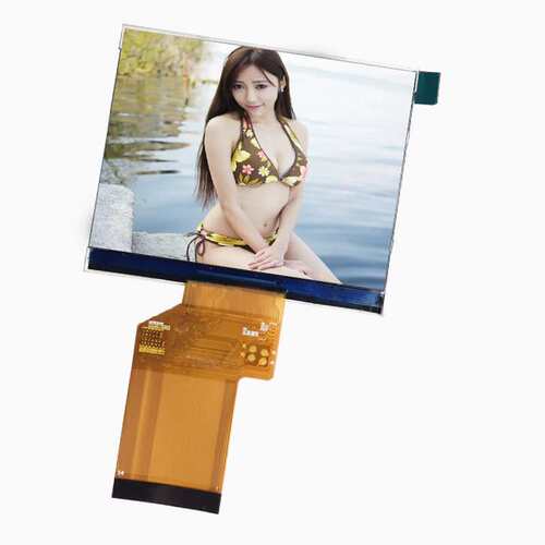 3.5寸ips彩屏横屏超高清240x320TFT屏幕54p标准工业液晶显示屏