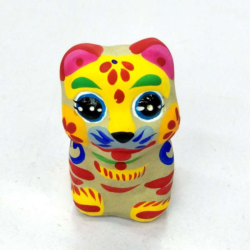 天津泥人张十二生肖泥塑摆件民间特色手工艺品狗年新年纪念品