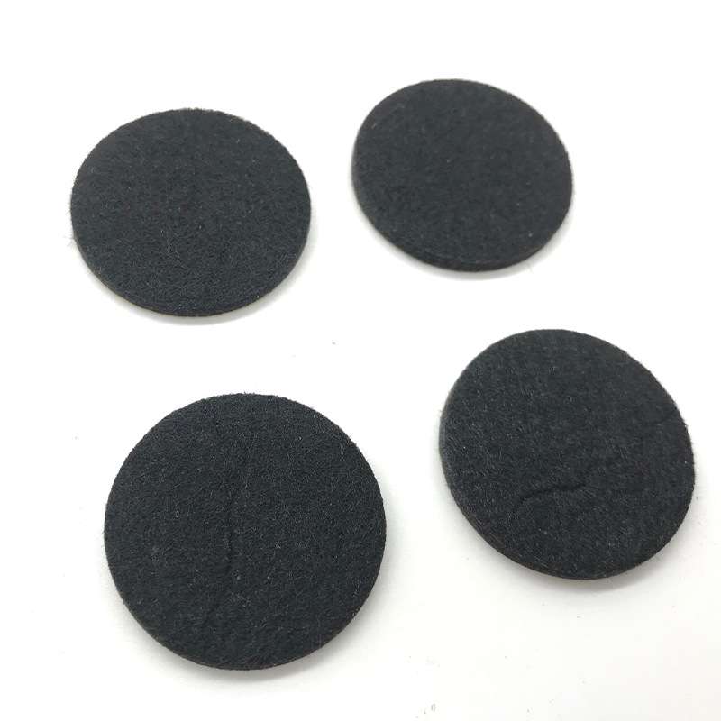 茶几沙发脚毛毡脚垫黑色圆形绒布垫EVA胶垫家具五金配件
