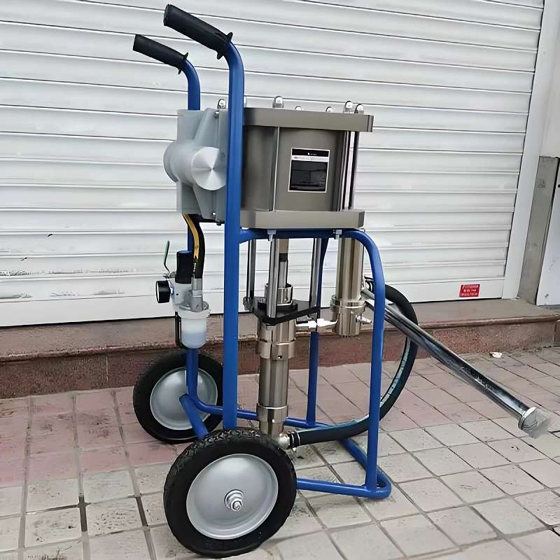 厂家供应矿用高压无气喷涂机全自动防火涂料喷漆机管道内壁喷涂器