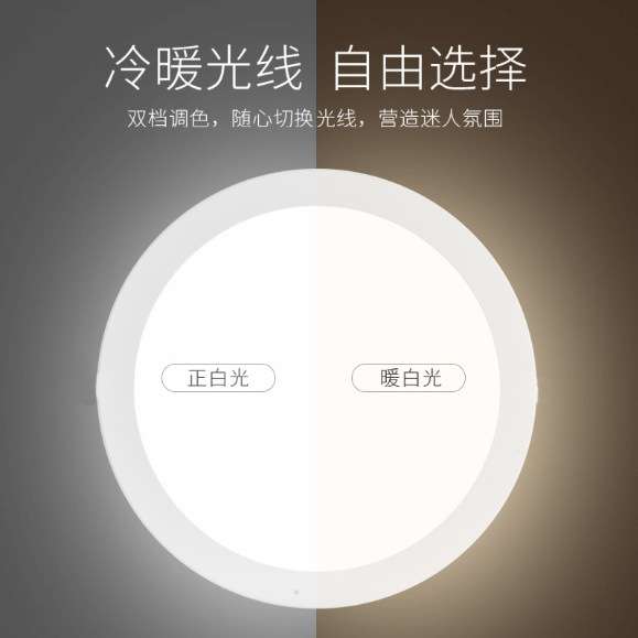 LED圆形面板灯直径600mm700mm800mm900mm1000mm嵌入式吸顶吊装