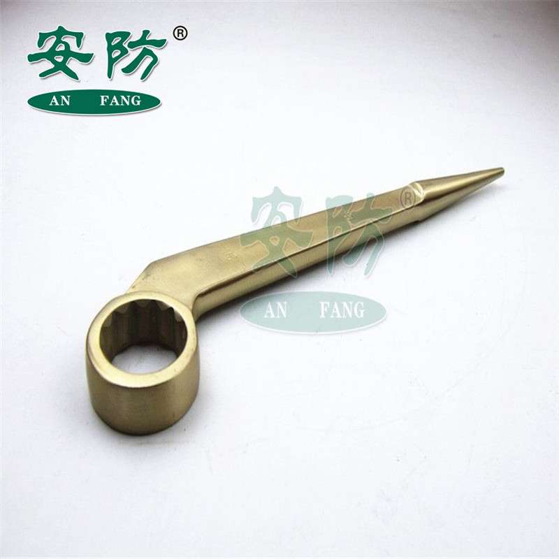 防爆弯柄撬棒梅花扳手铍青铜梅花扳手多用扳手弯柄梅花扳手