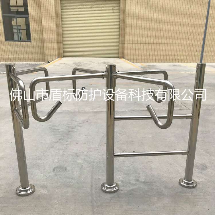 佛山工厂现货供应人行通道转闸 半高简易单向门 超市只进不出单门