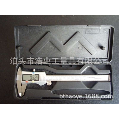 自锁闭式整体游标卡尺 圆测深杆 带滚轮 下紧固 长量爪III IV型