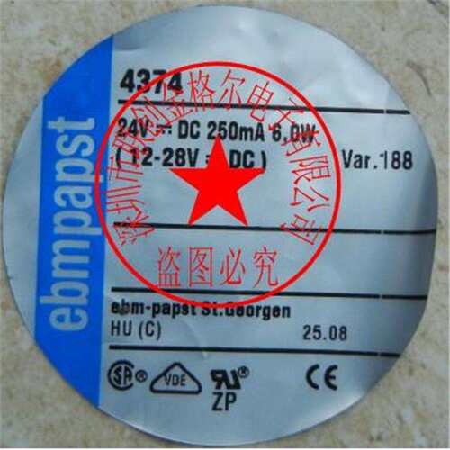 MULTIFAN 4374 4374S 4374NH 24V250MA 6.0W德国进口风扇