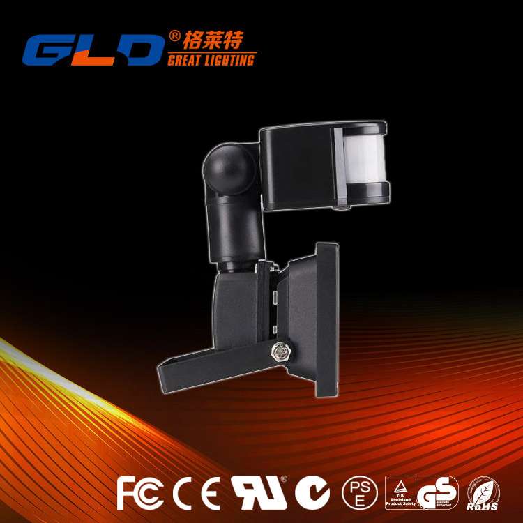 LED人体感应投光灯车库灯10W20W30W50W厂家直供