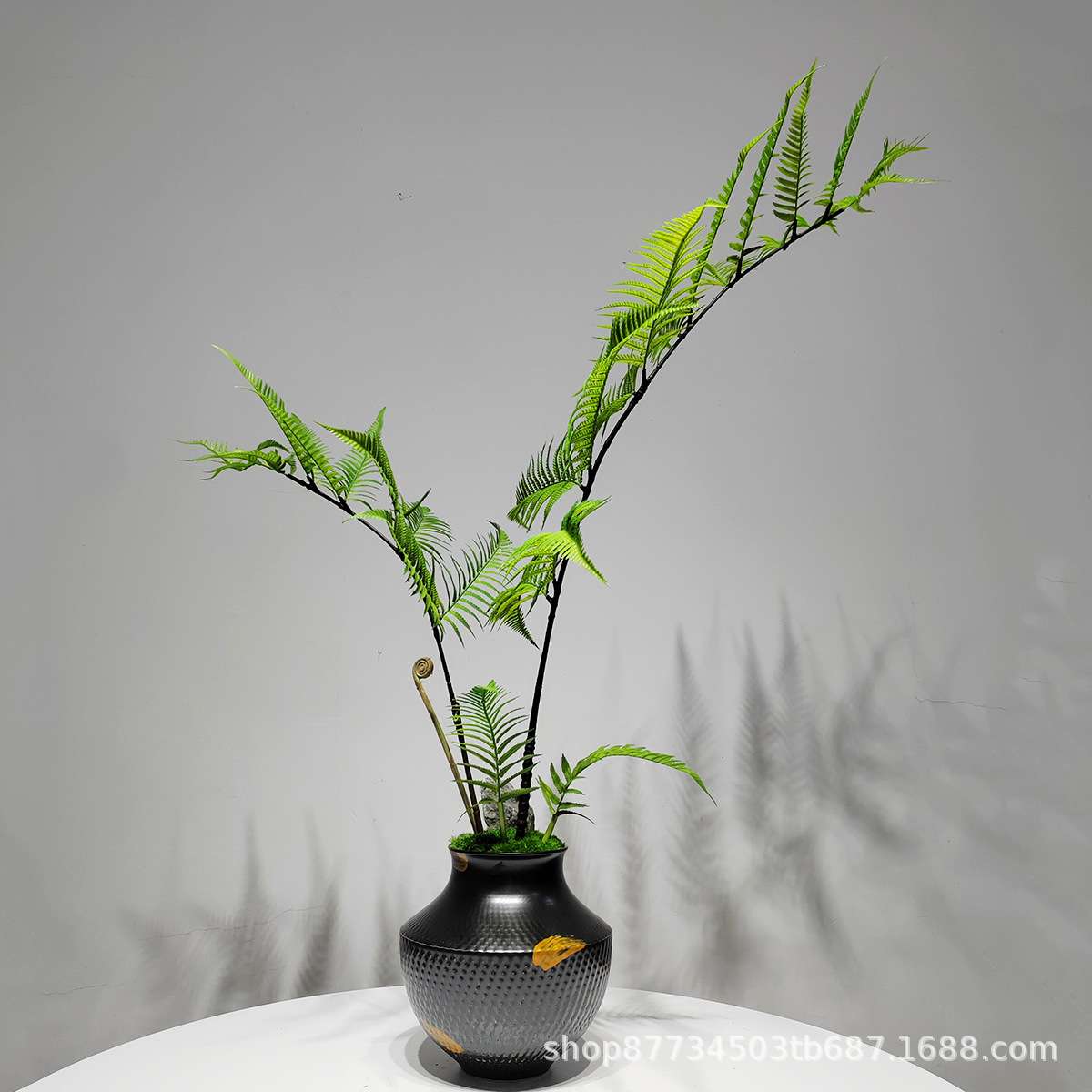 新中式仿真植物装饰造景家居假绿植盆栽永生苔藓客厅家居装饰摆件