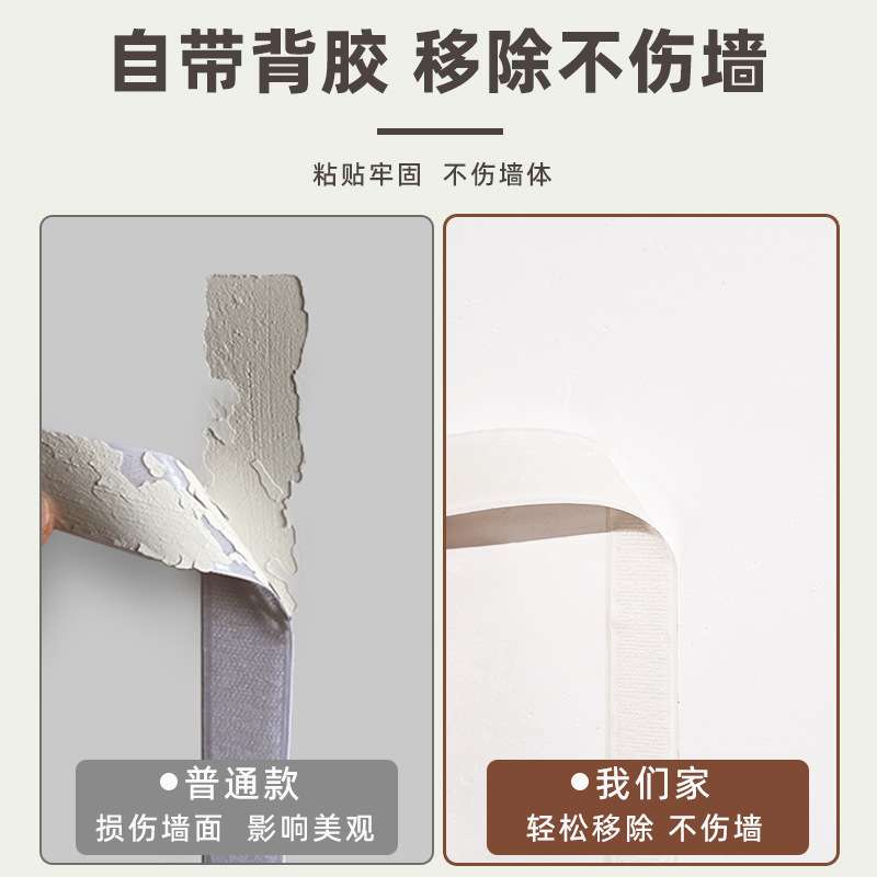 北极熊照片墙装饰客厅玄关背景板相框组合墙贴房间装饰自粘毛毡板