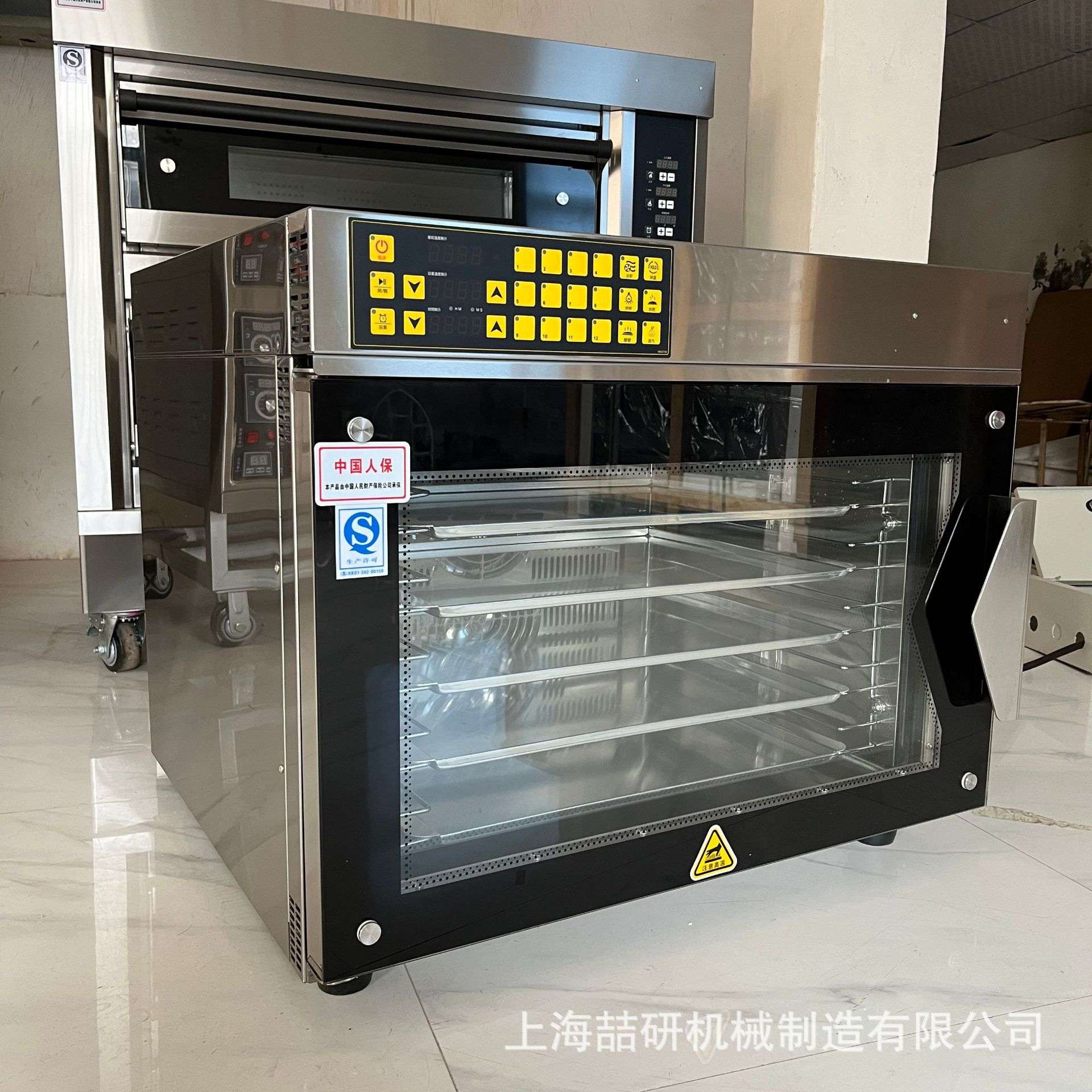 热风循环炉4/5盘商用电焗炉私房烘焙大容量蒸汽加湿热风对流烤箱