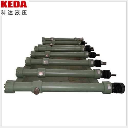双耳式重型液压油缸 CDT3带防尘罩柱塞液压缸 油缸加工