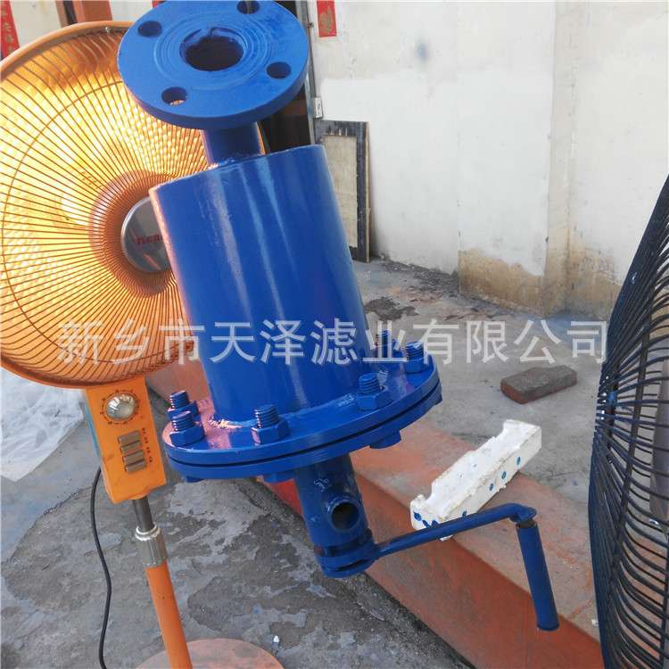 DN100排污口带手柄Y型不锈钢网过滤器免拆卸手摇粗过滤器新乡报价