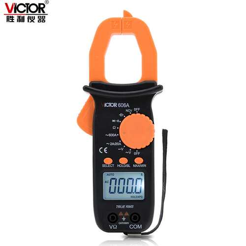VICTOR胜利数字钳形表VC606A/B/G/H6016C/610B/A+电流表电容表