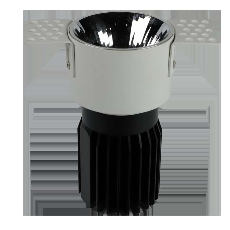 酒店无边框筒灯套件 分体筒灯配件 LED筒灯套件 75mm开孔灯具外壳