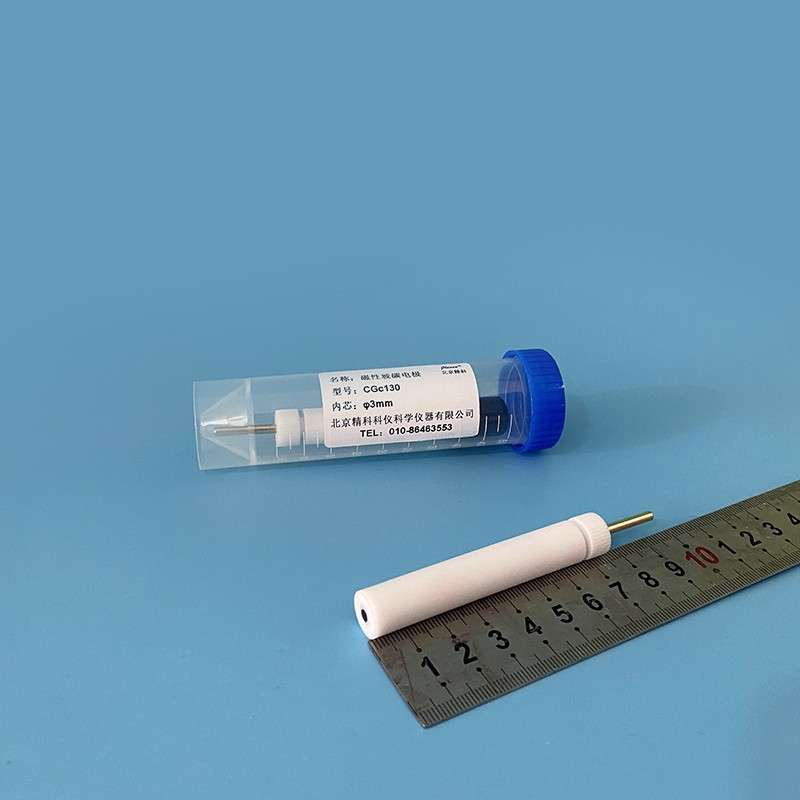 3mm磁性玻碳电极 内置高强磁铁 磁铁可拆卸 磁力不小于5000高斯