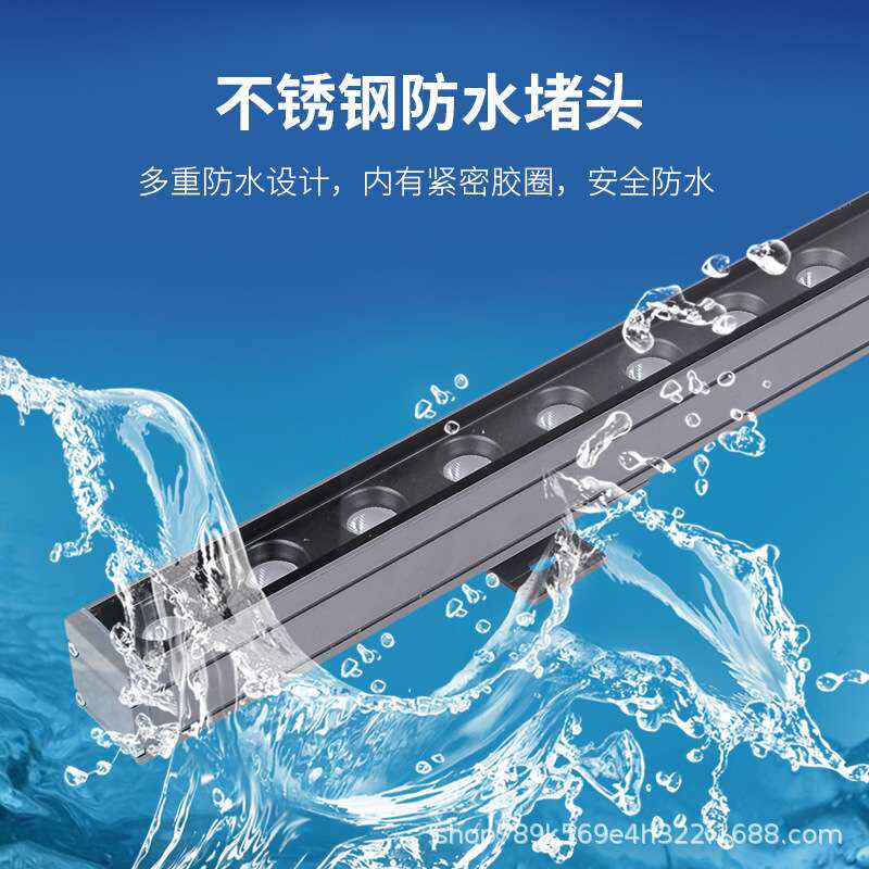 户外led线条灯 楼宇酒店轮廓造型灯 户外亮化工程洗墙灯外控内控