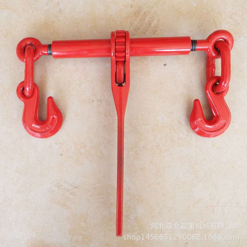 手动棘轮紧线器杠杆紧缩器链条捆绑牵引器 大件运输紧绳器带