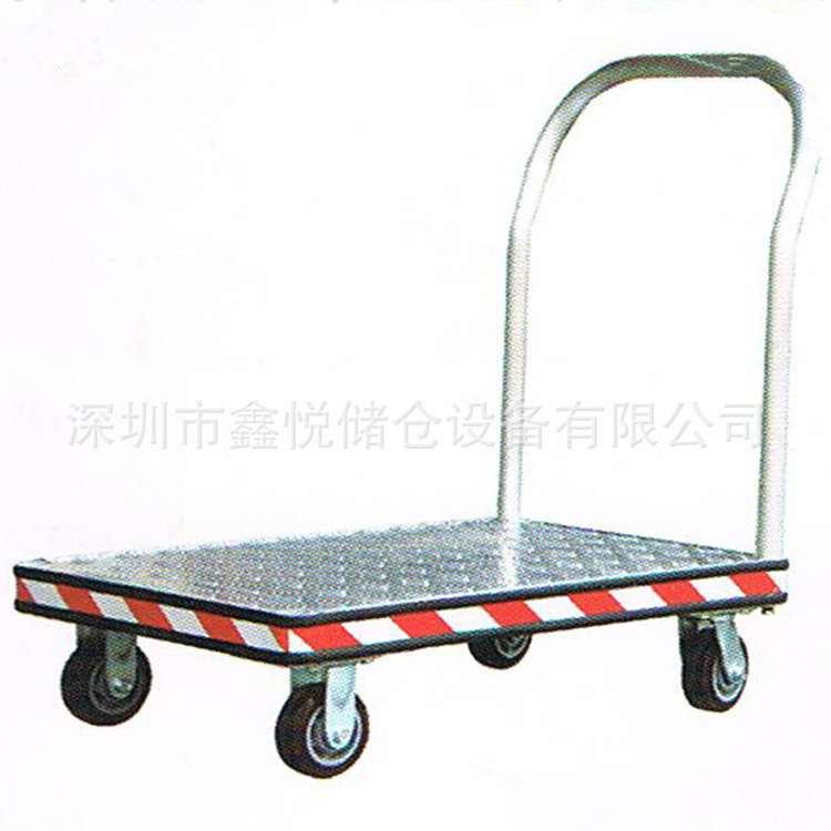 重型铝制移动平板车钢制手推平板车不锈钢轻型工具推车移动手推车