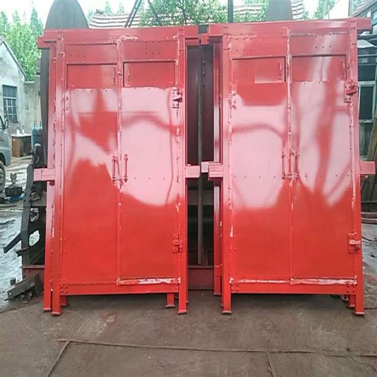 双向隔风矿用红外线无压风门 百叶式开窗透视可调节煤矿井下用