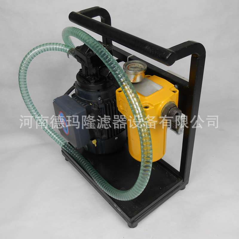 德玛隆LUC-63*5 10便携可移动小型立式加油防爆液压油滤油机小车