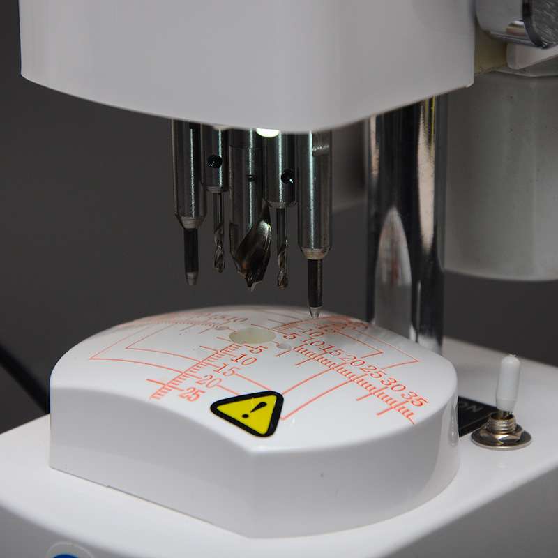 眼镜设备仪器三孔机CP-10B打孔机三孔机带LED灯镜片模板样板打孔