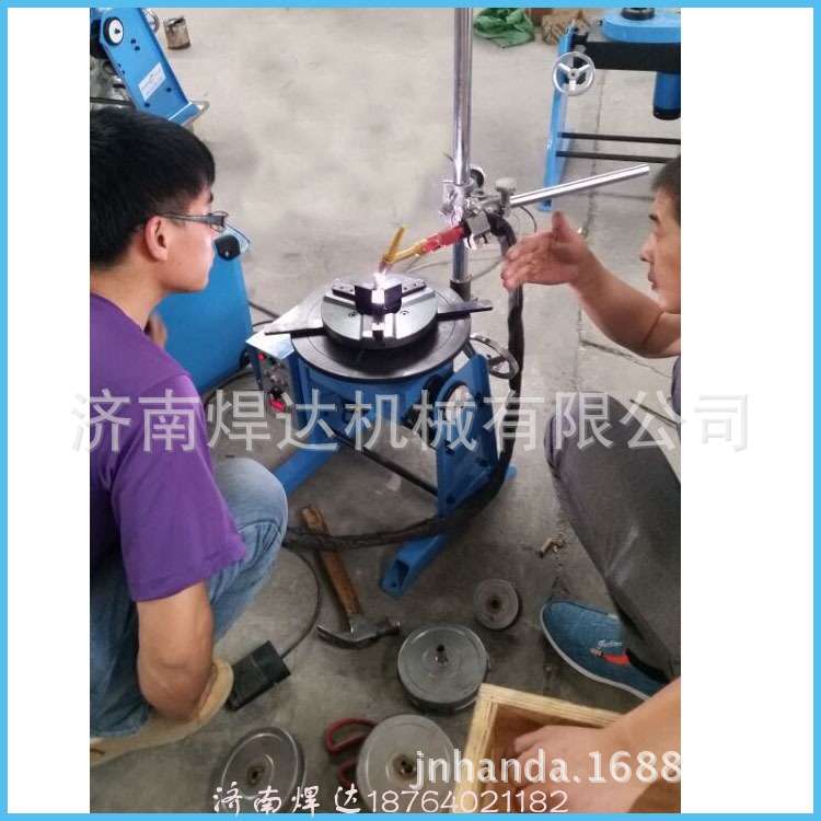 管法兰环缝自动焊接变位机转盘  汽车配件自动环缝焊