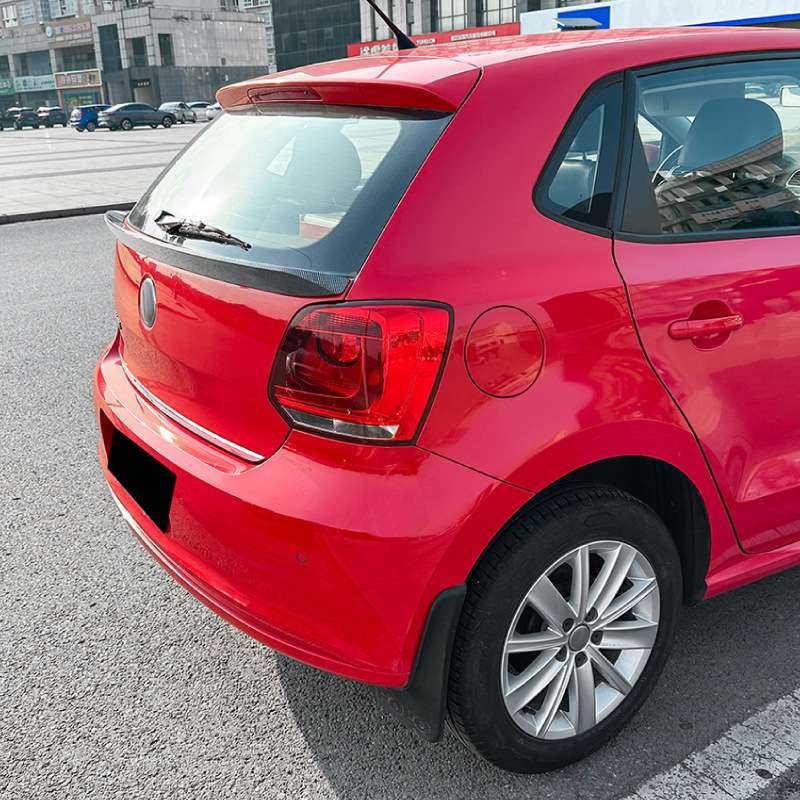 适用大众Polo 6R 6C 2009-17中翼波罗尾翼顶翼扰流板外饰改装配件