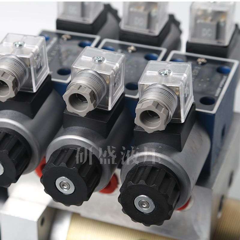 DC24V三路双作用动力单元液压系统传菜机货梯用动力单元液压泵站