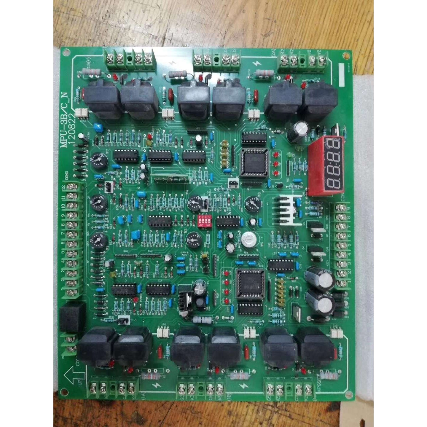 工业电炉配件中频炉控线路制板MPU-3B/C_N中频电源淬火熔炼恒功率