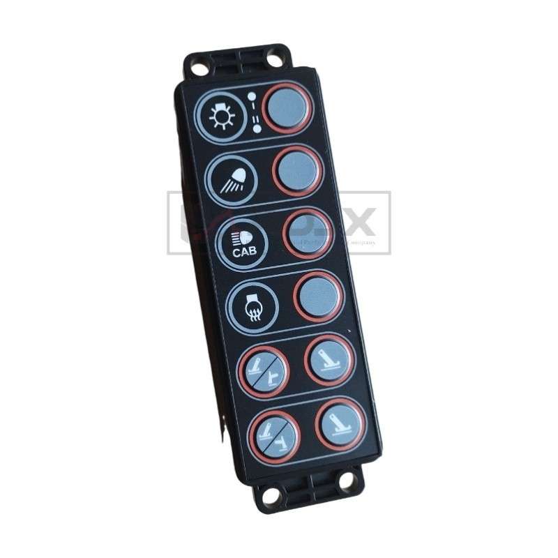 适用现代挖掘机配件R-9大灯控制器8键BH-5033B