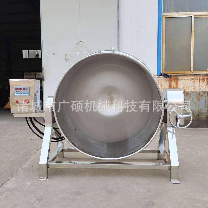 不锈钢卤肉机器 小龙虾虾尾章鱼卤煮锅 自动翻转卤制锅