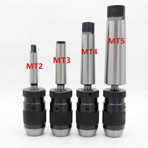 莫氏4号锥柄接杆MT2 3 4-b16 配自紧式钻夹头1-13 1-16mm B16 B18