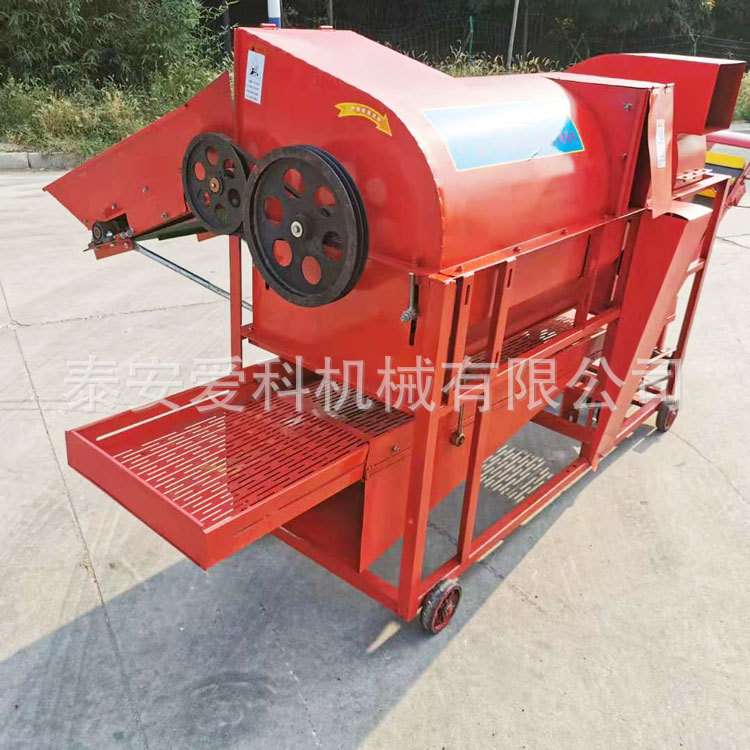 花生摘果机打秧机1000型全喂入式花生采摘机花生秧果分离自动装袋
