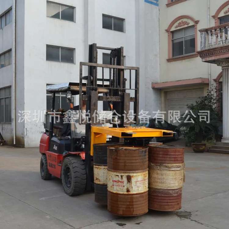 叉车四油桶夹具油桶吊具行车搬运夹油桶装卸工具铁塑两用起吊夹