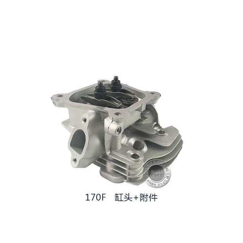 汽油发电机水泵配件168F 170F 190F 188F2-3KW 5-6千瓦气缸头总成
