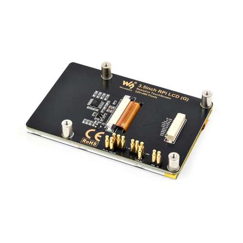 微雪 树莓派/ESP32 3.5寸电阻触控显示屏 IPS 262K彩色 SPI接口