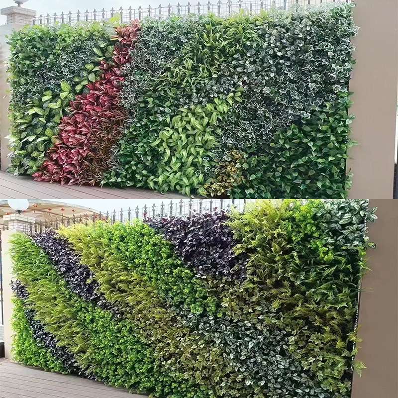 工程围挡仿真绿植围蔽工地围墙美化防护栏市政道路草坪绿化围挡