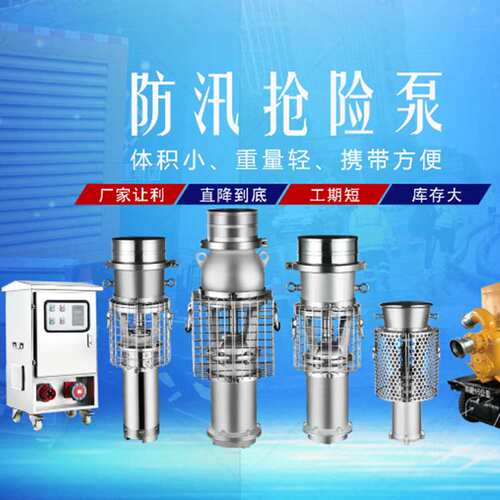 便携式应急防汛排涝泵 ZQB500-10-22永磁潜水泵 抗洪抢险潜污泵