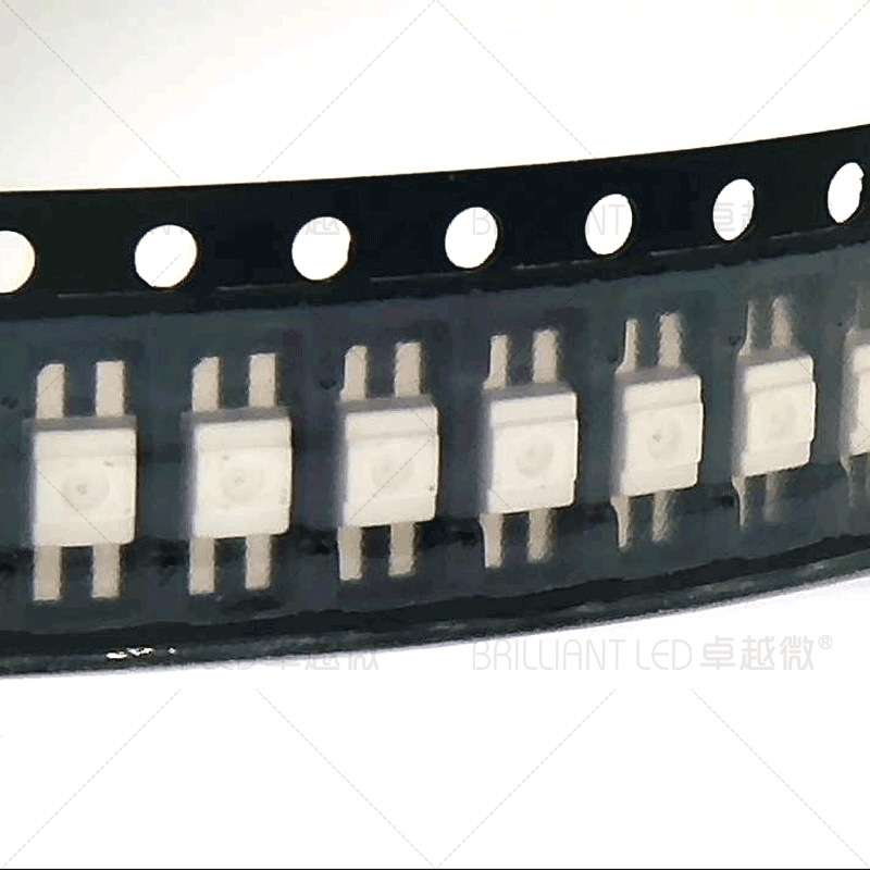 厂家供应6028rgb灯珠幻彩RGB内置IC高亮led 6028rgb七彩灯带专用