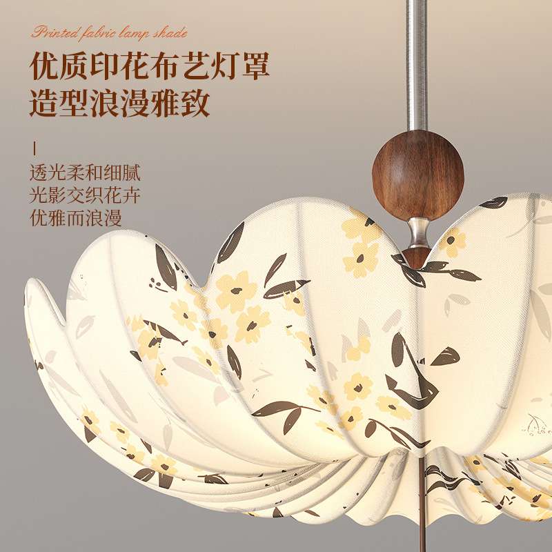 东方宋代美学吊灯中国风新中式圆形创意吊灯茶楼书房民宿灯具中山