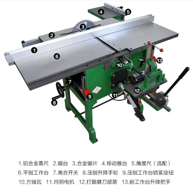 MLQ350多功能刨床说明 木工机床 神东工矿小型矿用设备厂家加工