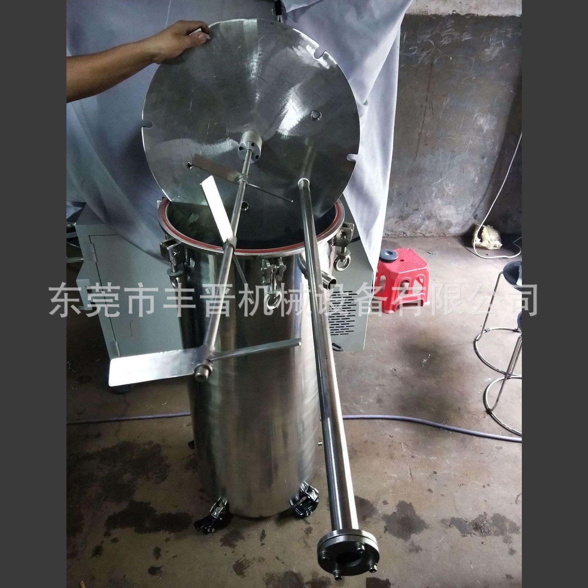厂家直销60升304不锈钢气动搅拌压力桶压力缸