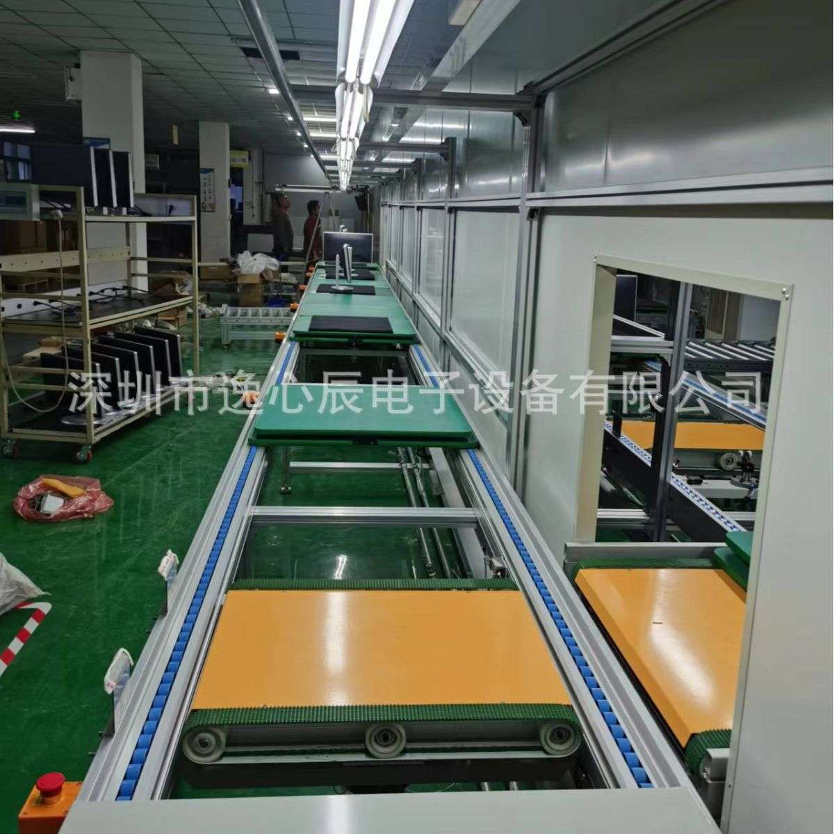 江苏总装线方案设计服务器生产综合型流水设备自动输送线3D建模