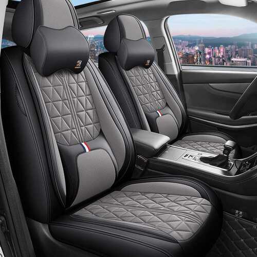 24年新款跨境car seat cover固腰纳帕全皮汽车坐垫四季通用座椅套